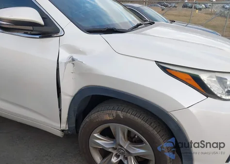2018 Toyota Highlander Limited z USA, uszkodzony, nr VIN 5TDYZRFH9JS241340